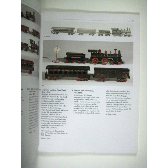 Sotheby's Auction Catalog 2001 Hegarty Collection Antique Toys NY7715 Cast Iron - Picture 5 of 8